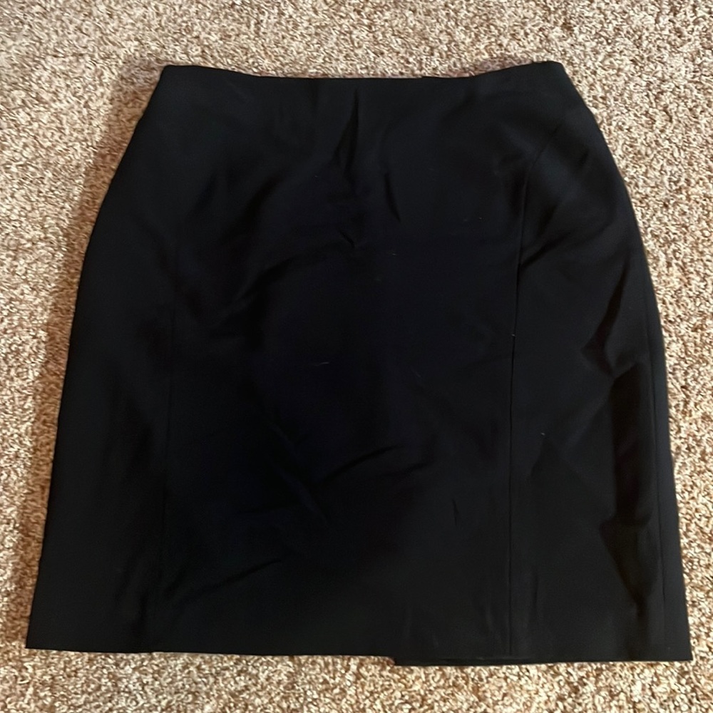Black pencil skirt